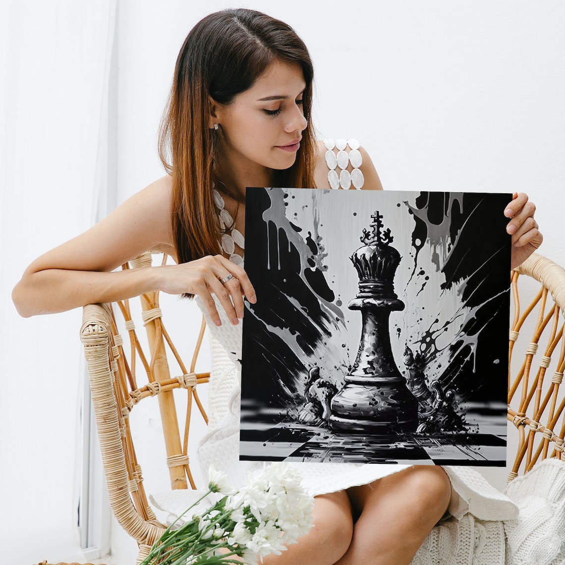 Chess Game Room Decor, Chess Pieces Art Print - Image 3