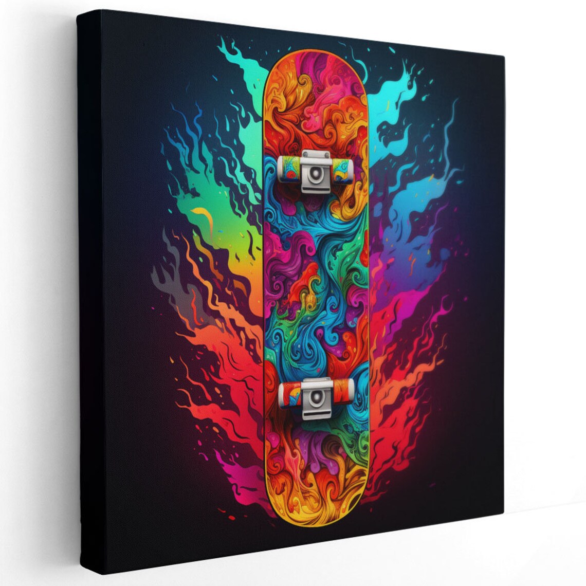 Skateboard Contemporary Minimalist Wall Art Poster - Image 2