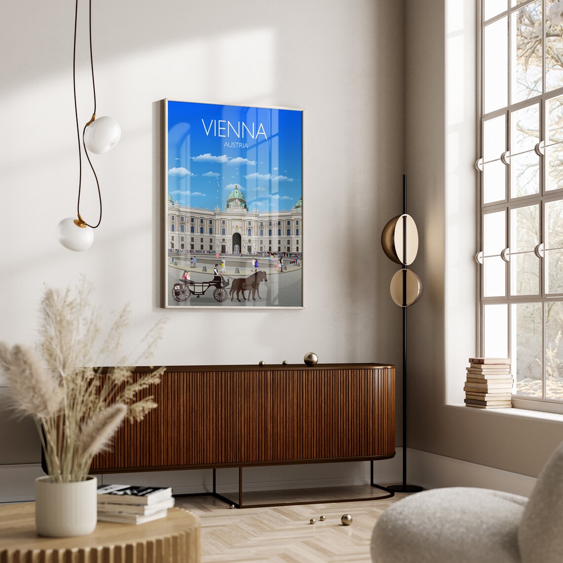 Vienna Travel Poster, Austria Travel Art Print - Image 2