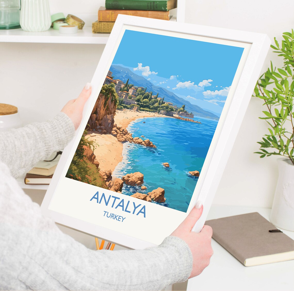 Antalya Travel Poster, Turkey Travel Poster - Image 5