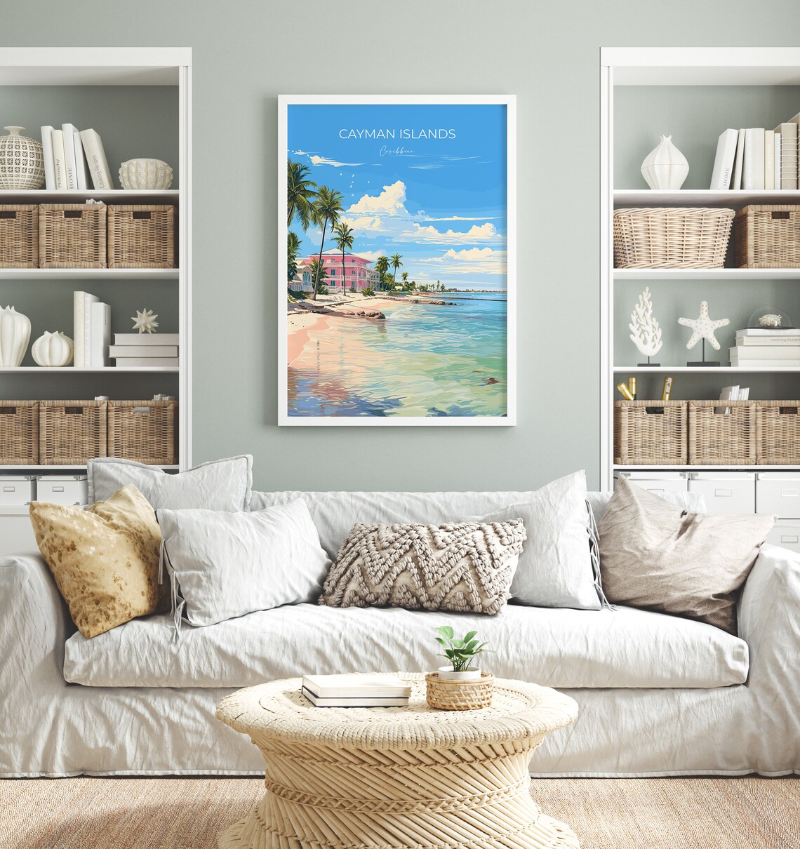 Cayman Islands Travel Poster, Caribbean Wall Art - Image 4