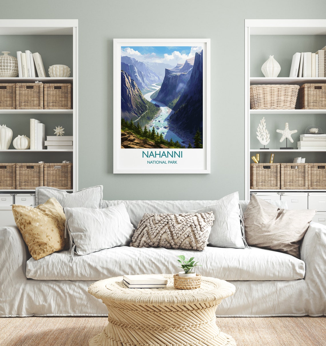 Nahanni National Park Canada River Canyon Wilderness Art Poster - Image 4