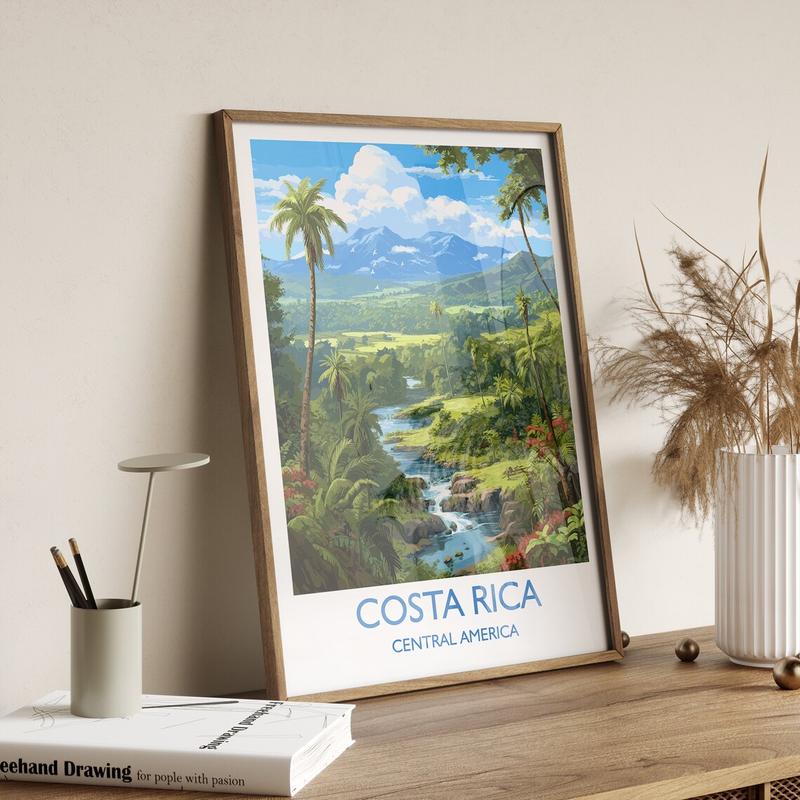Costa Rica Travel Print, Central America Poster - Image 3