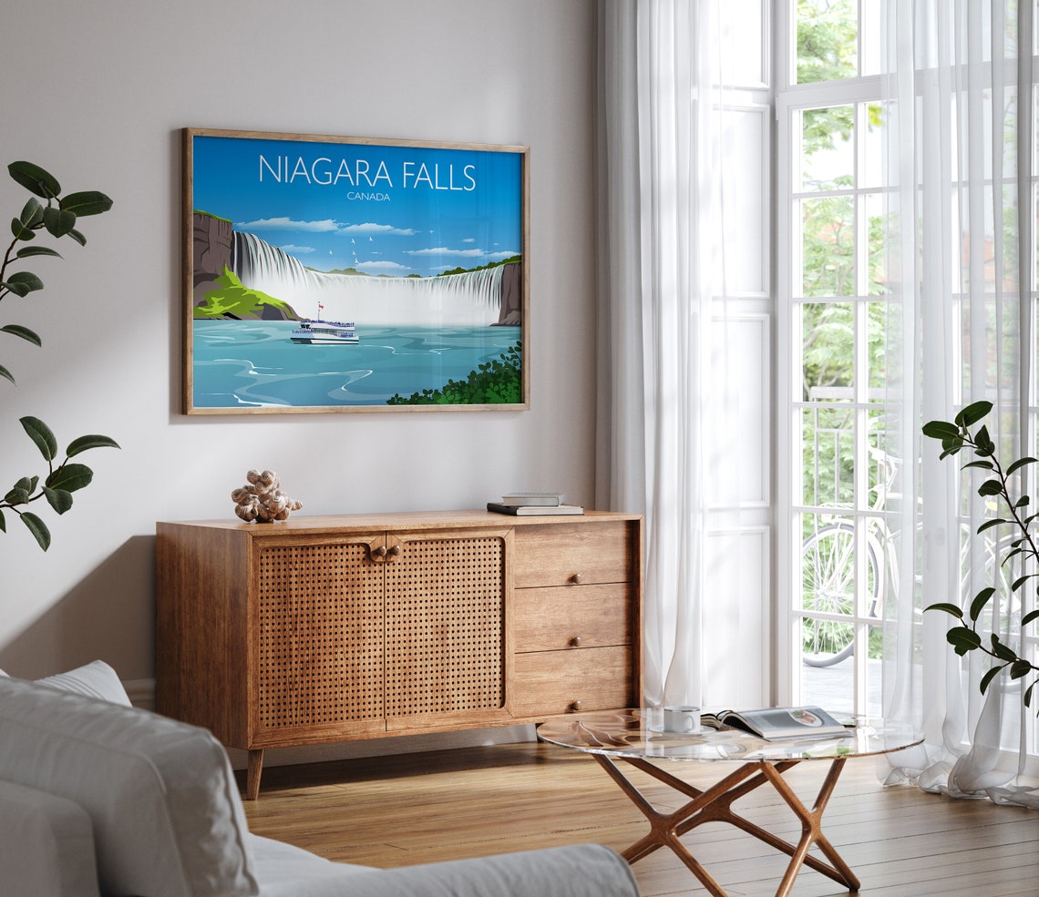 Niagara Falls Canada Horseshoe Falls Tour Boat Voyage Poster - Image 4