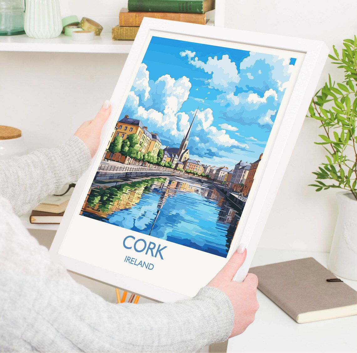 Cork Ireland Travel Poster, Europe Wall Art Print - Image 5