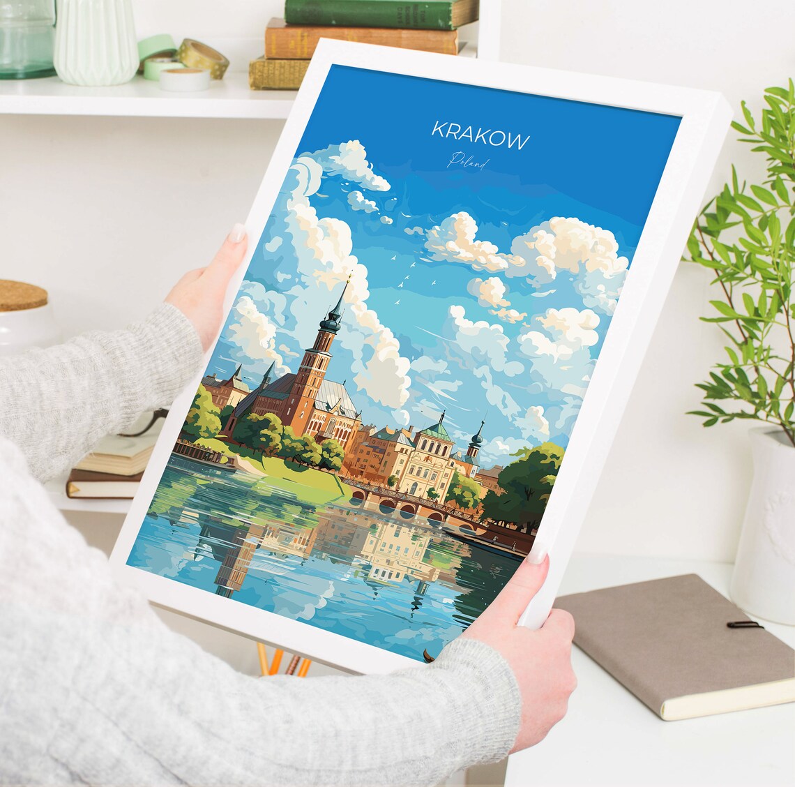 Krakow, Poland Travel Poster, City Wall Art Print - Image 5