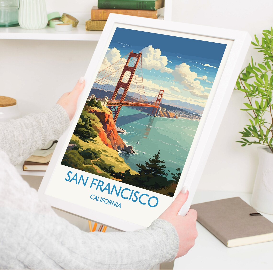 San Francisco Travel Print USA Gift Wall Art Print - Image 5
