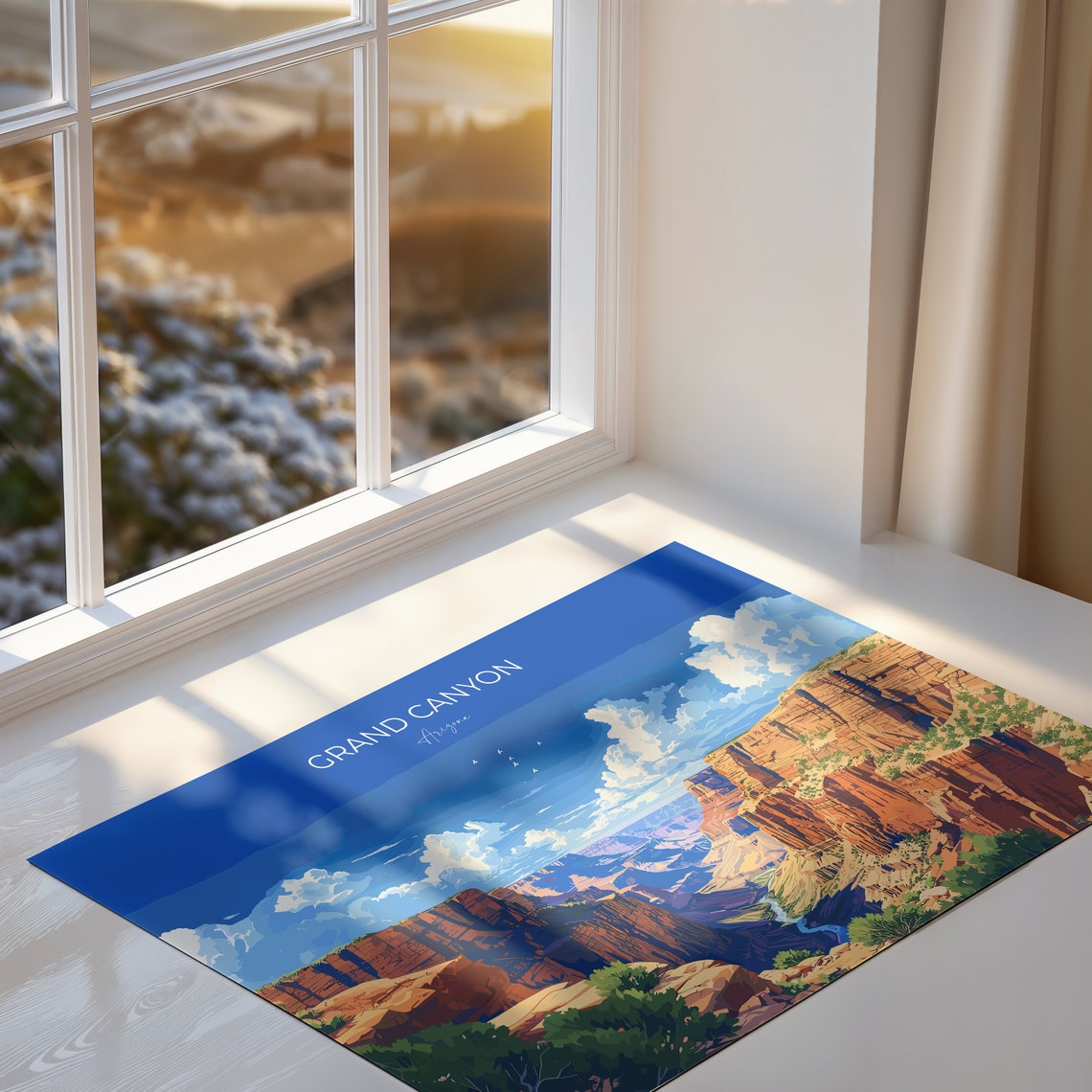 Grand Canyon Landscape Travel Print Wall Art Travel Poster Of Grand Canyon Grand Canyon Art Lovers Gift Arizona Usa Travel Art - Image 3
