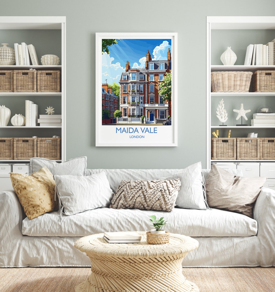 Maida Vale Travel Print Travel Poster Of Maida Vale London Poster Maida Vale Art Gift London Art Lovers Uk Travel Gift - Image 4