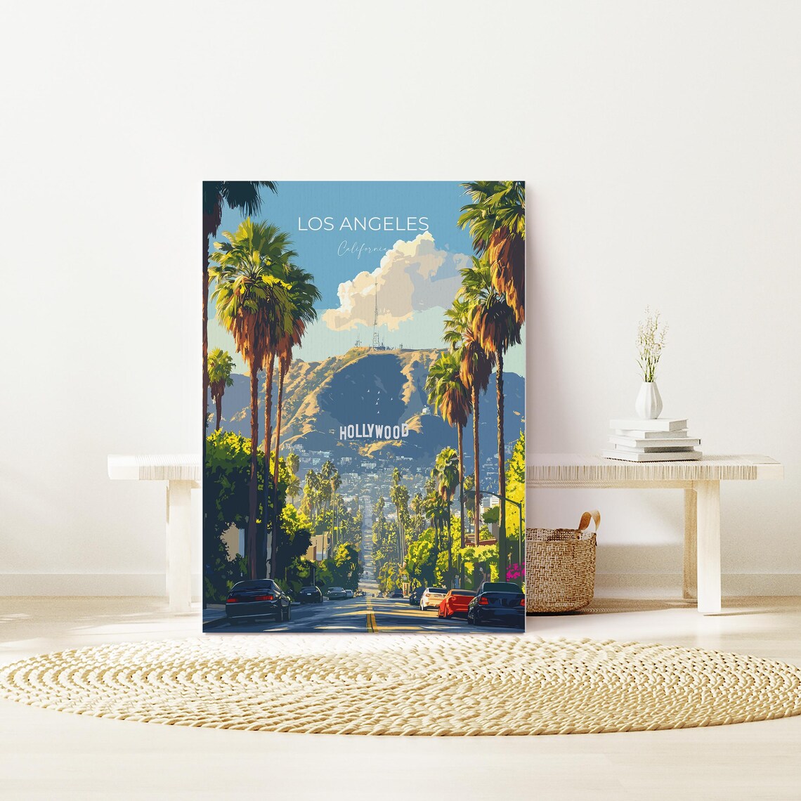 Los Angeles Travel Poster, California City Art Print - Image 2