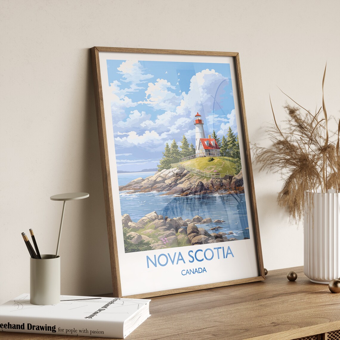 Nova Scotia Travel Poster, Canada Wall Art Print - Image 3