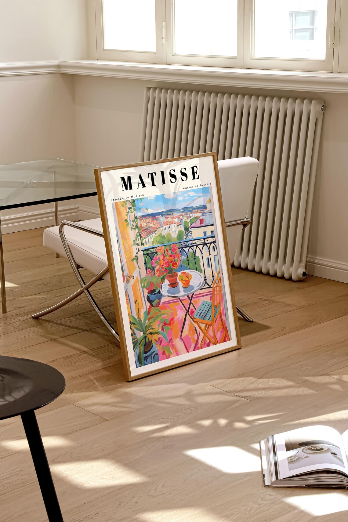 Matisse Balcony View Fauvist Colorful City Landscape Art Poster - Image 2