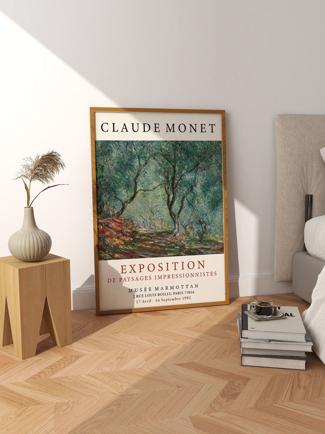 Claude Monet Forest Landscape Marmottan Exposition Art Poster - Image 2