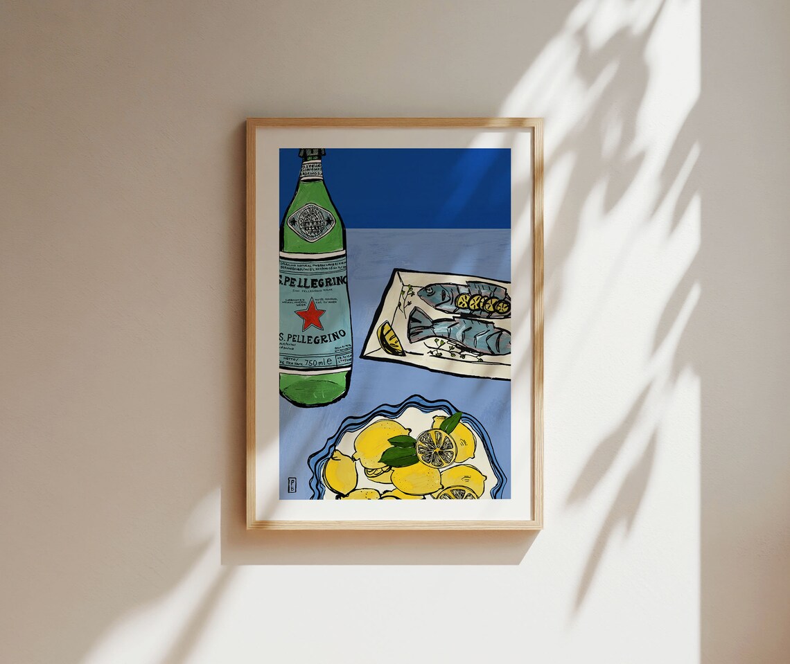 Splash Of Lemon Gicle Fine Art Print Dining Art Print Wall Art Decor Line Art Food Art Kitchen Art Pascale Berkowitz - Image 3