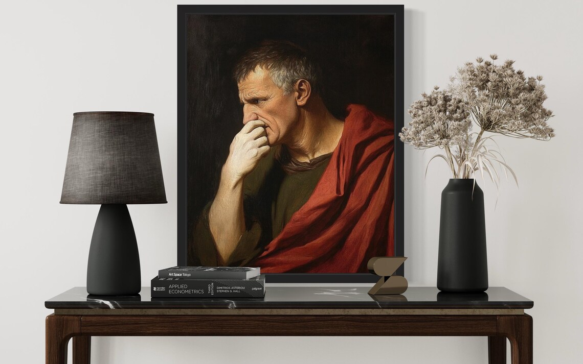 Julius Caesar Hold Nose Bathroom Wall Art - Image 2