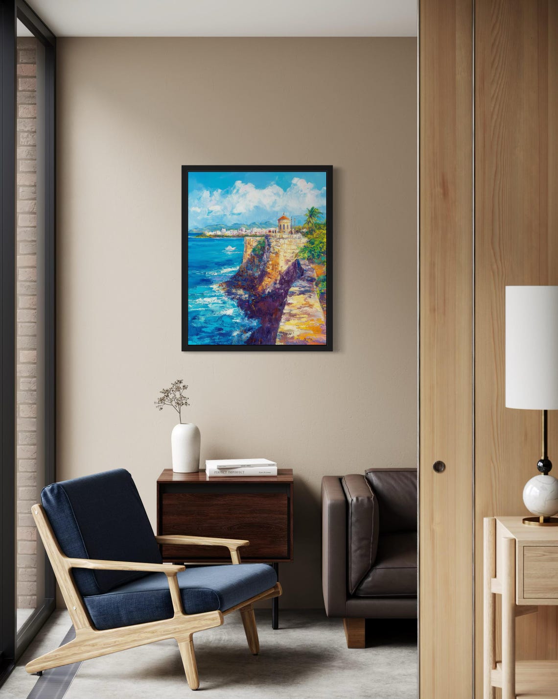 Puerto Rico Countries Monet Art Print Wall Art Poster Original Paint Artwork Artwork Decor - Image 2