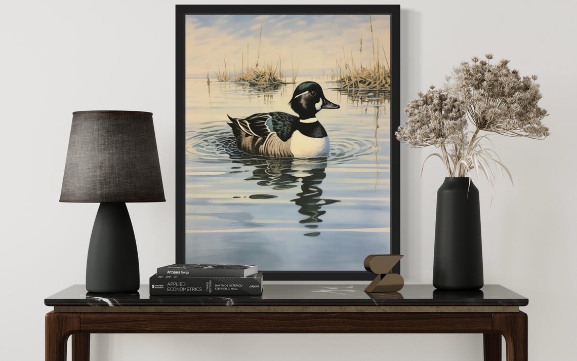 Bufflehead Duck Waterfowl Art Print - Image 3