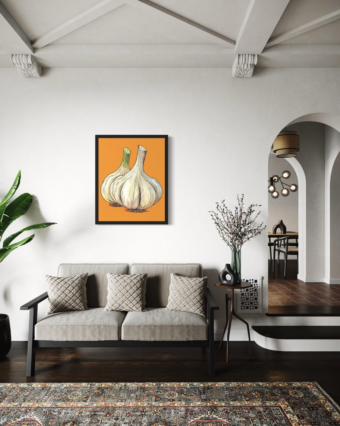 Garlic Pop Art Poster - Image 2