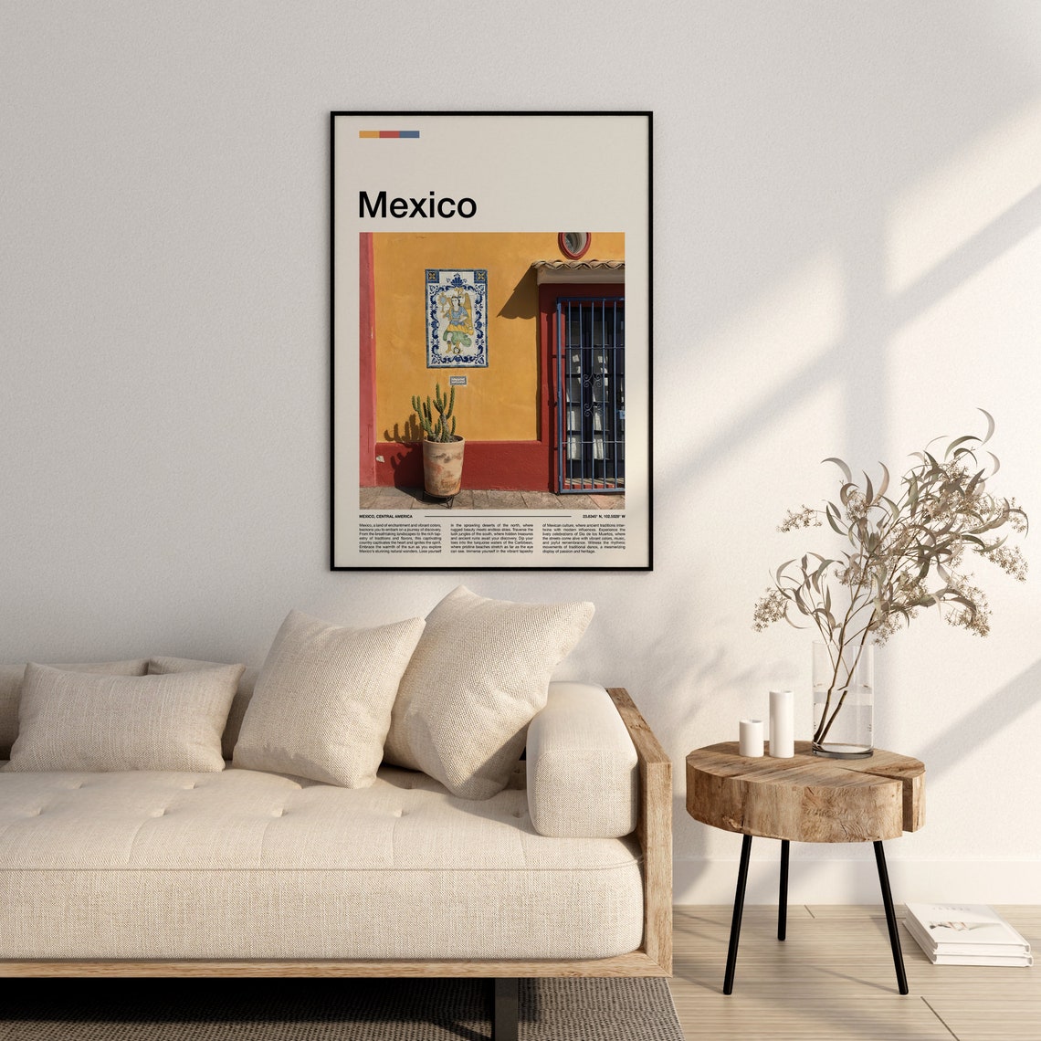 Mexico Print Mexico Poster Mexico Wall Art Mexico Art Print Mexico Photo - Image 3