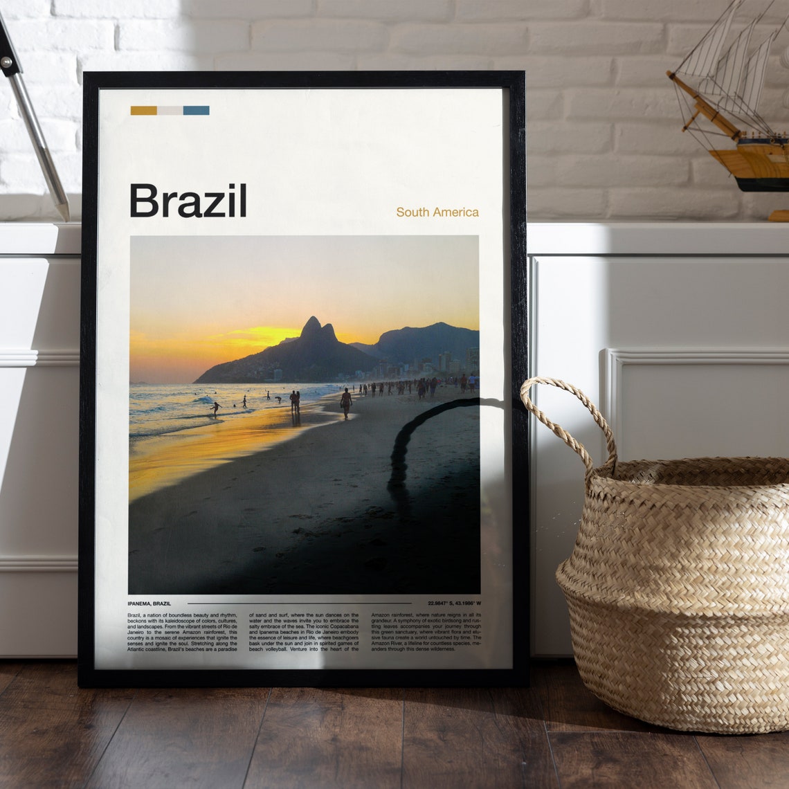 Brazil Print Brazil Poster Brazil Wall Art Brazil Art Print Brazil Photo Brazil Travel Gifts - Image 4