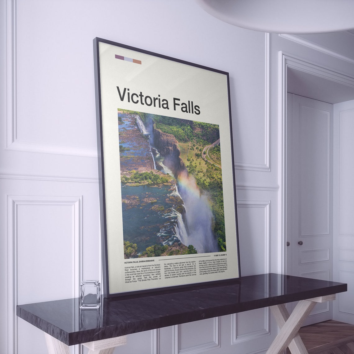 Victoria Falls Print Victoria Falls Poster Victoria Falls Wall Art Victoria Falls Art Print Victoria Falls Photo Travel Poster - Image 2