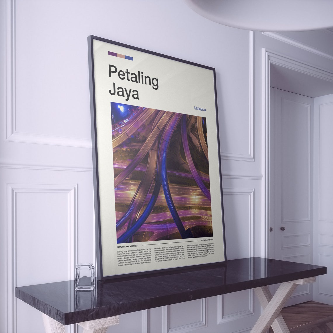 Petaling Jaya Print Petaling Jaya Poster Petaling Jaya Wall Art Malaysia Art Print Petaling Jaya Photo - Image 2