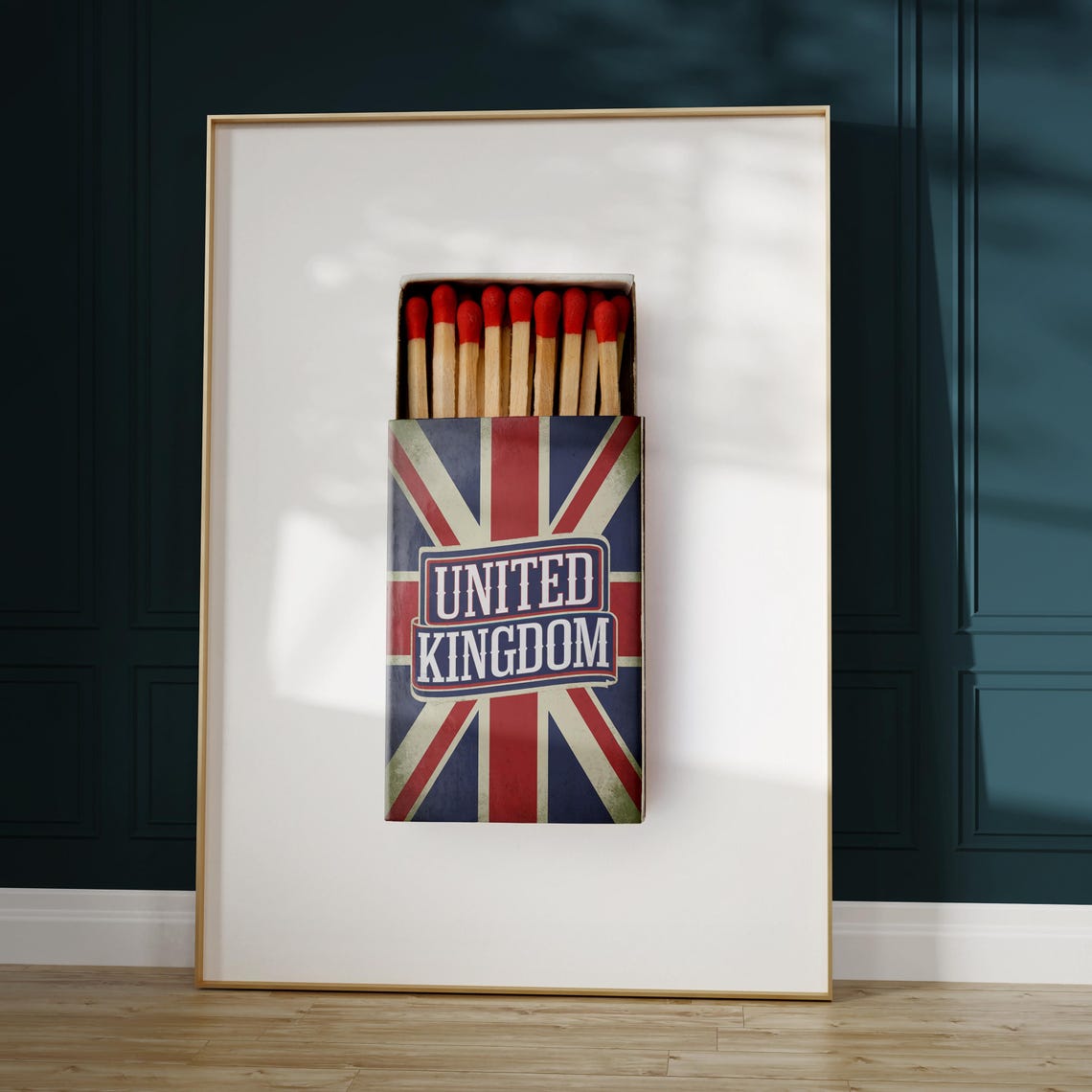 United Kingdom Matchbox Print United Kingdom Print United Kingdom Poster Uk Print Uk Poster United Kingdom Gifts - Image 5