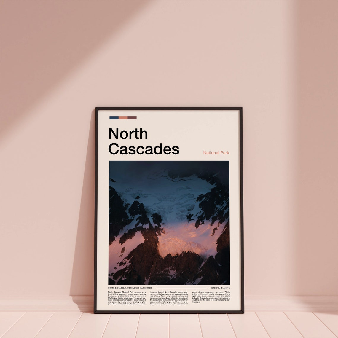 North Cascades National Park Print North Cascades Poster North Cascades Wall Art North Cascades Art Print North Cascades Photo - Image 5
