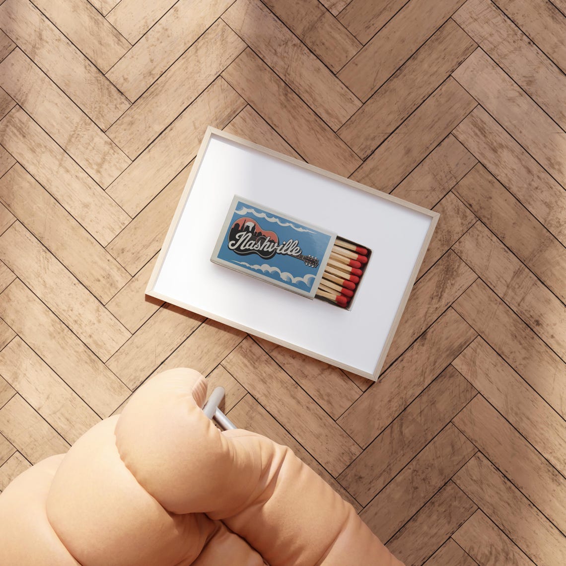 Nashville Matchbox Print Nashville Print Nashville Poster Nashville Wall Art Nashville Art Print Nashville Gifts - Image 4