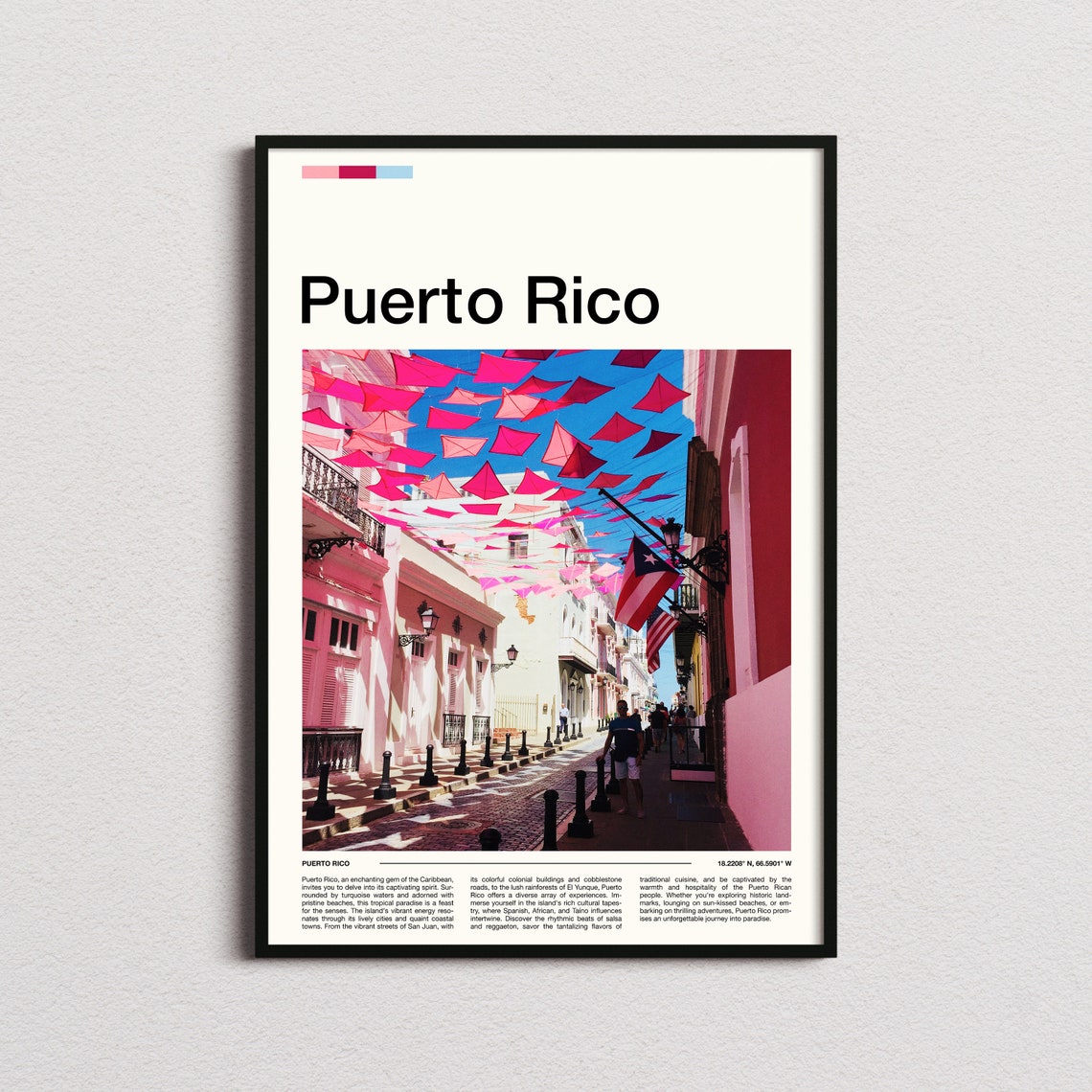 Puerto Rico Print Puerto Rico Poster Puerto Rico Wall Art Puerto Rico Art Print Puerto Rico Photo