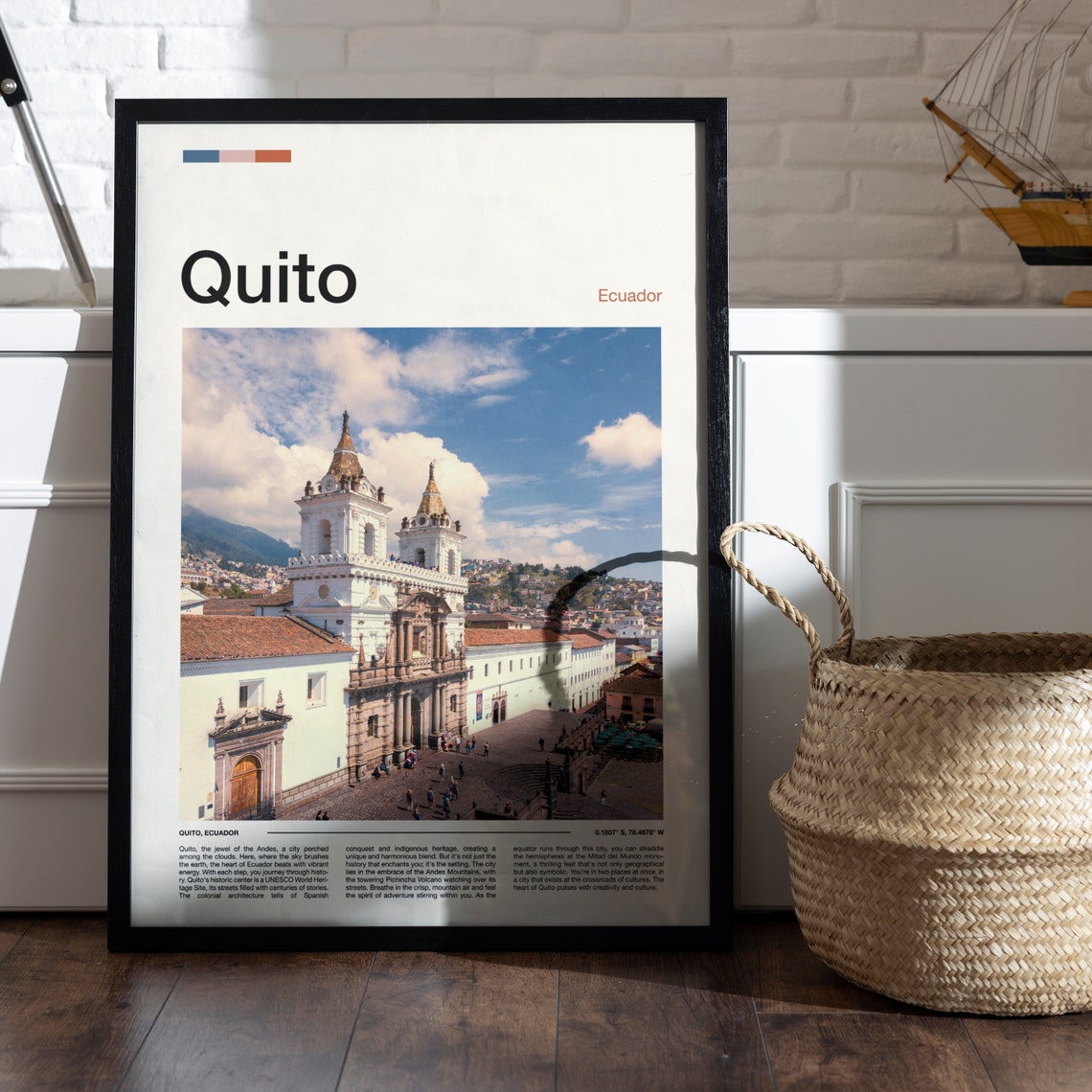 Quito Print Quito Poster Quito Wall Art Ecuador Art Print Quito Photo Quito Gifts Travel Poster Traveler Gifts - Image 5