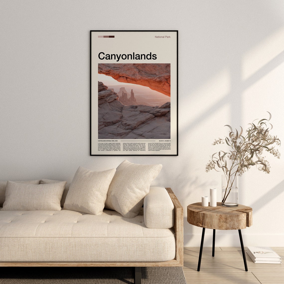 Canyonlands National Park Utah Mesa Arch Desert Sunrise Poster - Image 2