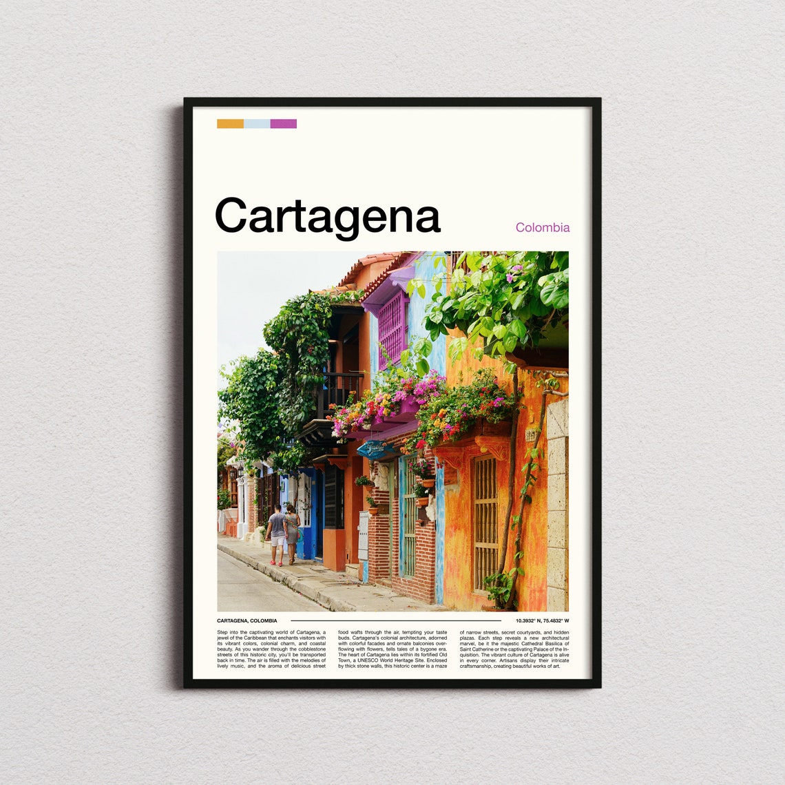 Cartagena Print Cartagena Poster Cartagena Wall Art Colombia Art Print Cartagena Photo