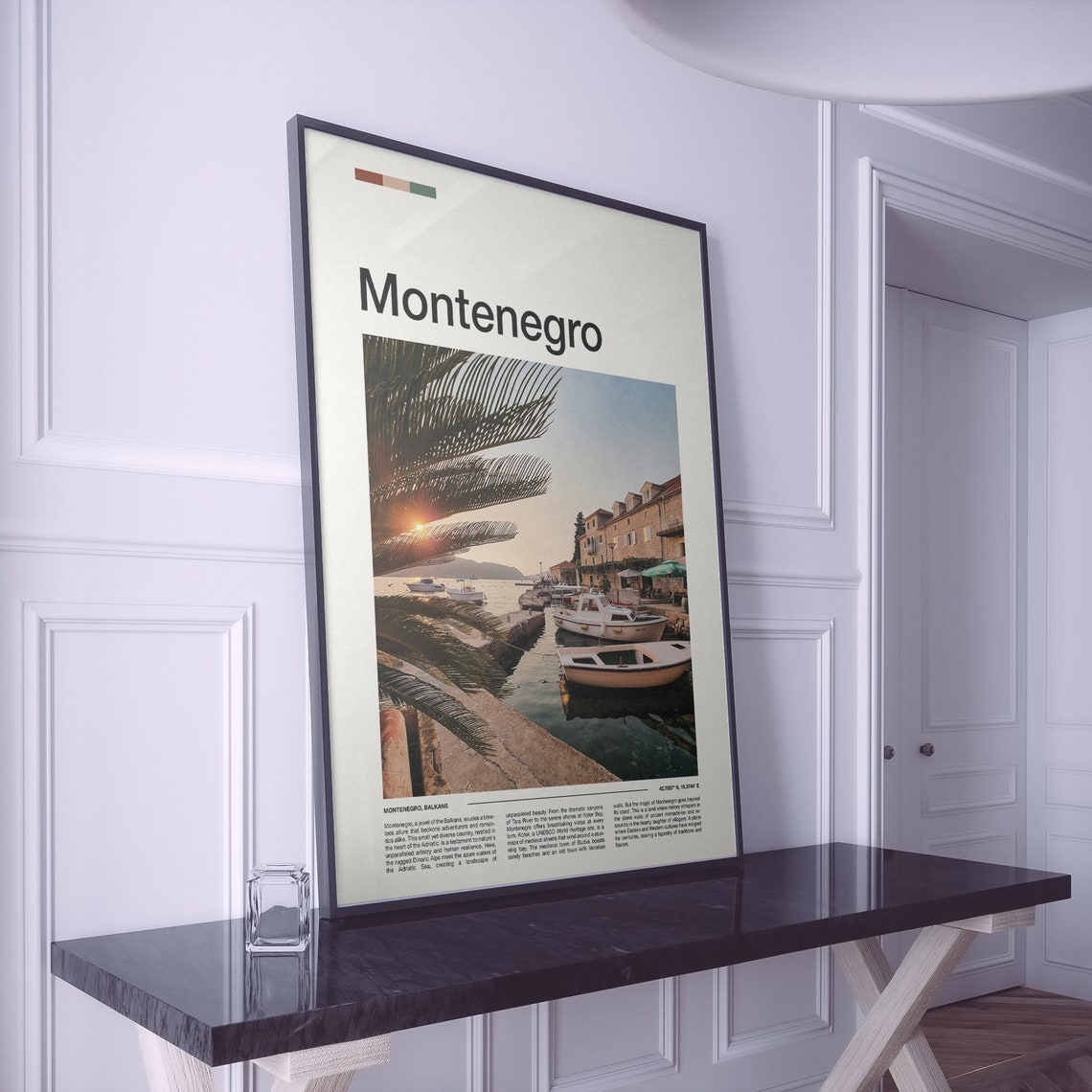 Montenegro Print Montenegro Poster Montenegro Wall Art Montenegro Art Print Montenegro Gifts Travel Poster Traveler Gifts - Image 2