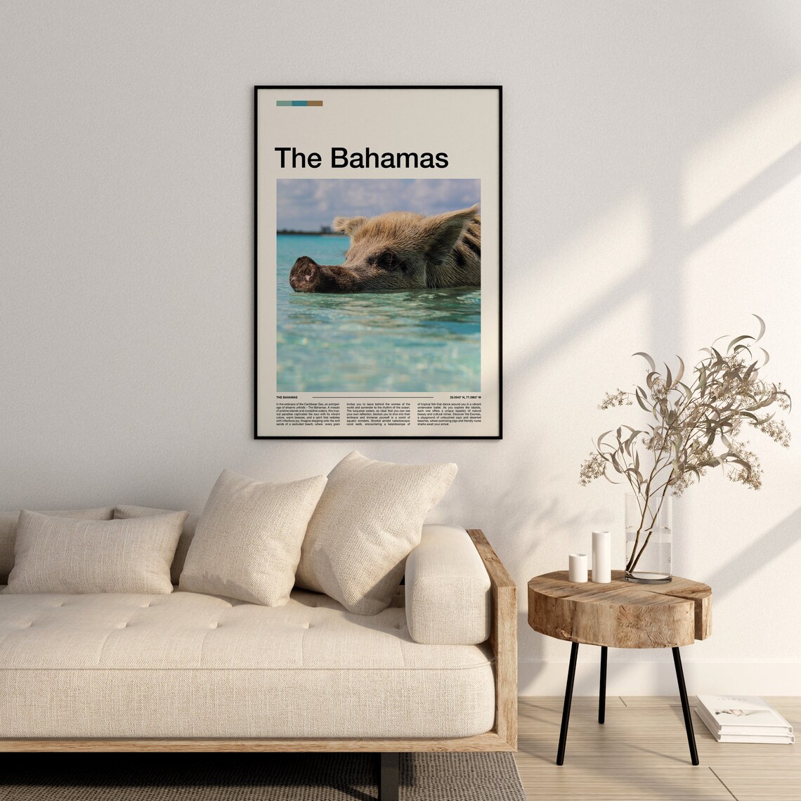 The Bahamas Print The Bahamas Poster The Bahamas Wall Art Caribbean Art Print The Bahamas Photo - Image 3