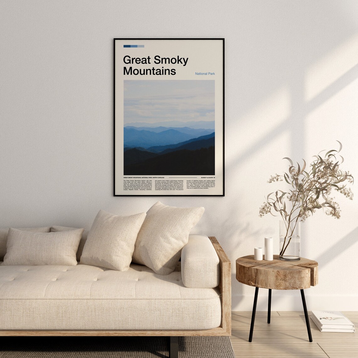Great Smoky Mountains National Park North Carolina Blue Ridge Poster - Image 3