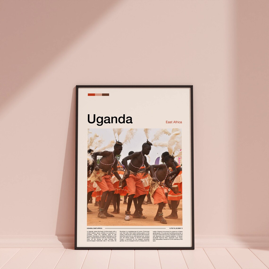 Uganda East Africa Traditional Dance Cultural Heritage Poster - Image 4
