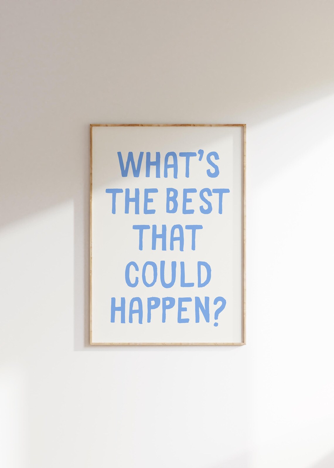 Whats The Best That Could Happen Affirmation Poster - Image 3