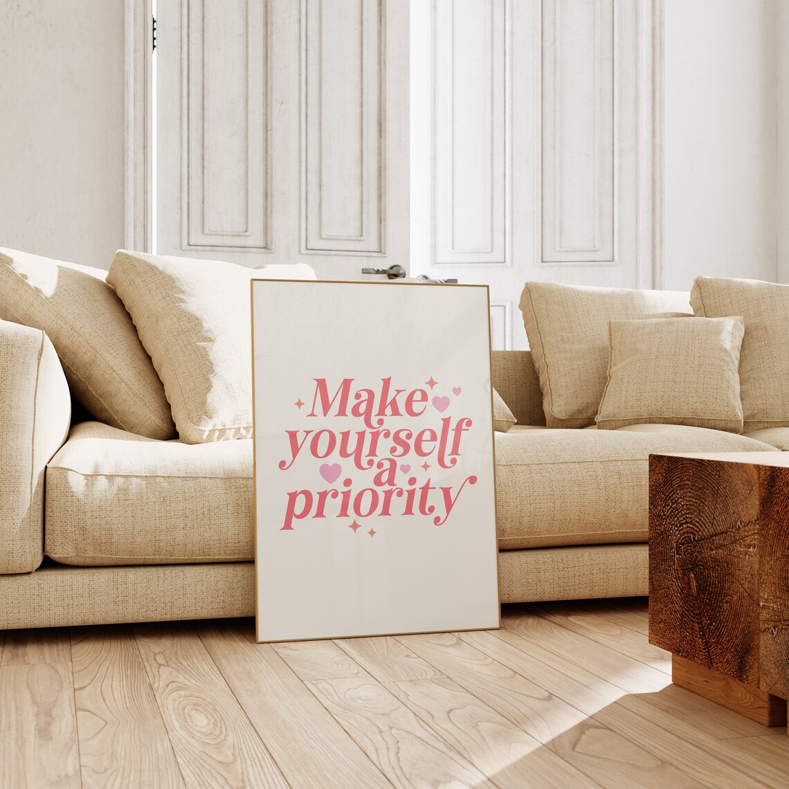 Self Love Quotes, Trendy Retro Aesthetic Poster - Image 3