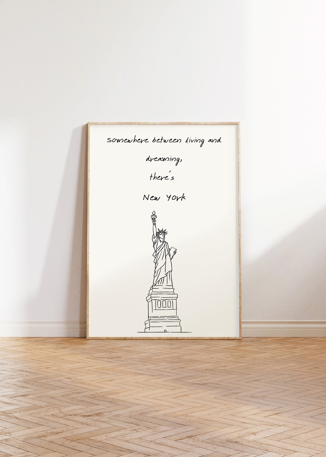 Somewhere Between Living And Dreaming New York Statue Of Liberty Print - Image 5
