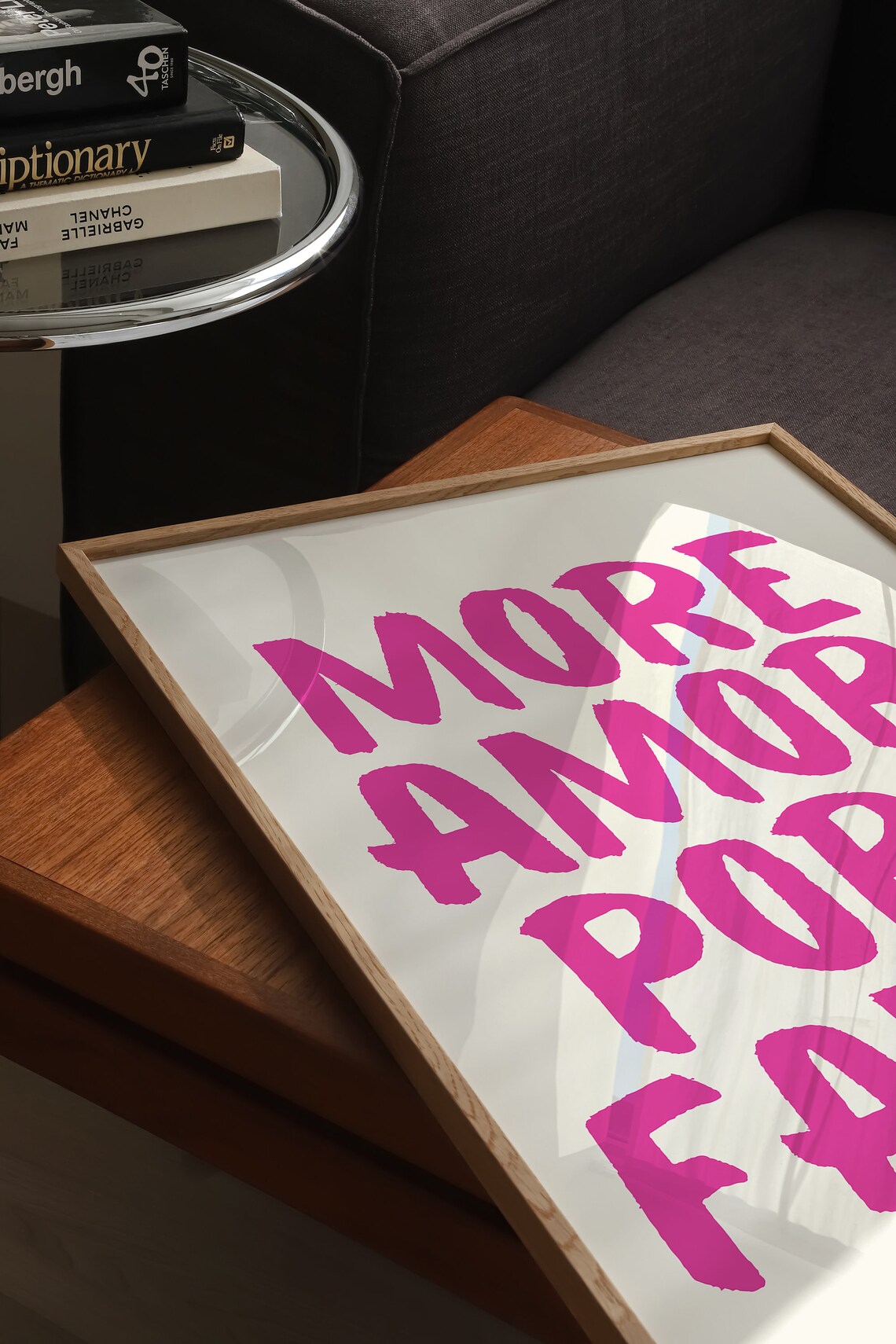 More Amor Por Favor Maximalist Love Quote Poster - Image 4