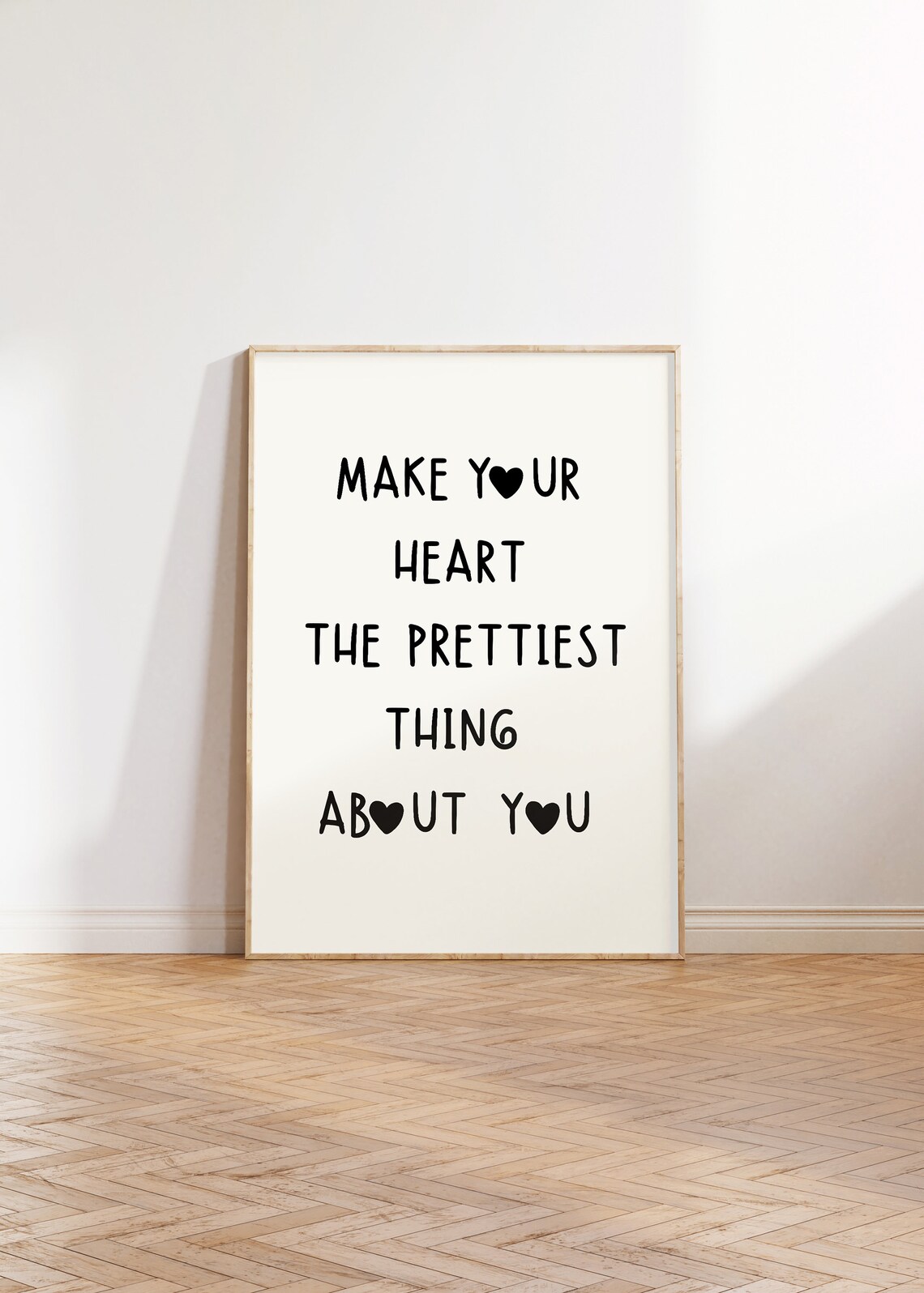 Make Your Heart The Prettiest Thing About You Quote Print - Image 4