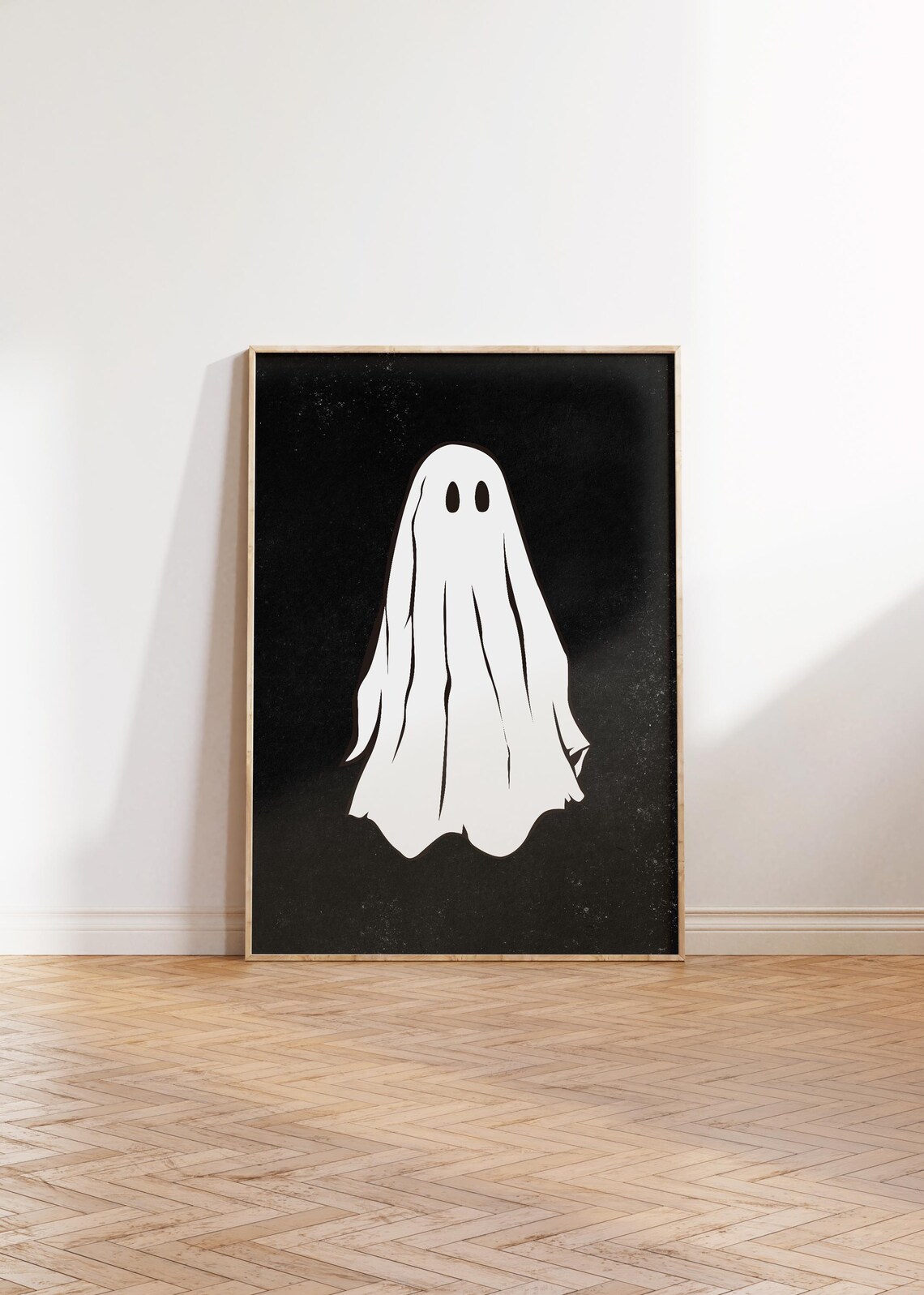 Halloween Ghost Print Minimalist Halloween Printables Cute Halloween Decor Cute Ghost Prints Quirky Halloween Wall Art - Image 3
