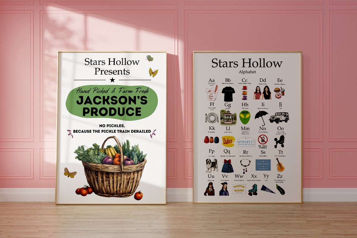 Jackson's Produce Stars Hollow Farm Fresh Gilmore Girls Poster - Image 2