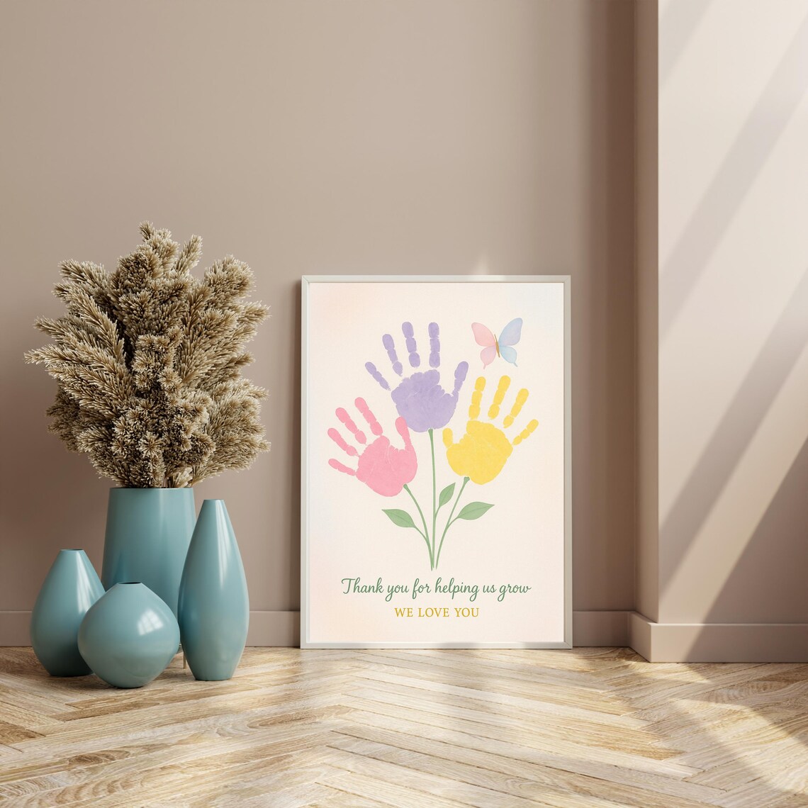 Teacher Appreciation Handprint Art, End Of Year Thank You - Image 2