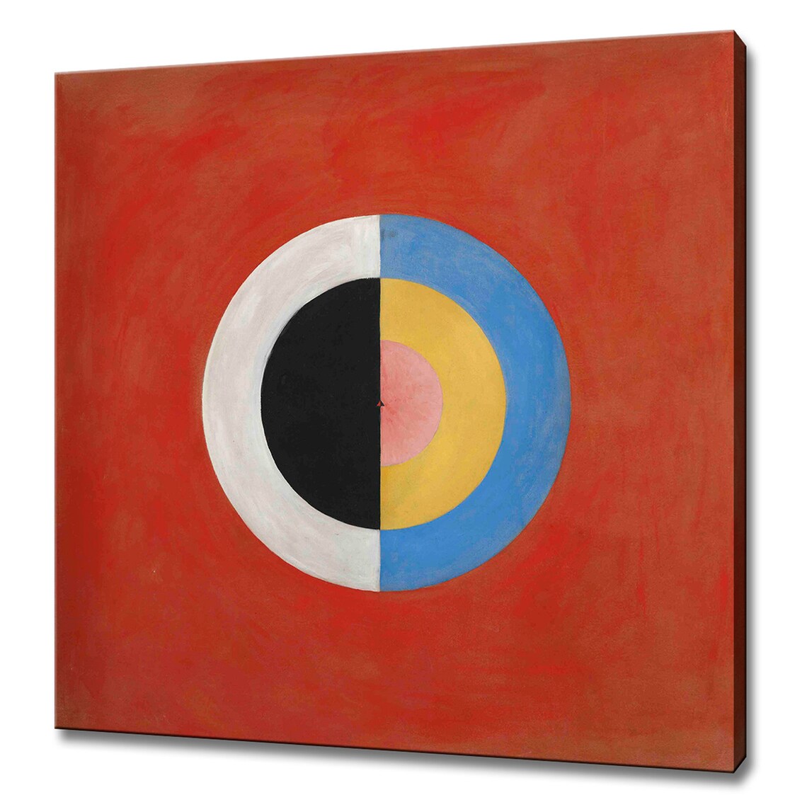 Hilma Af Klint The Swan Red No. 17 Abstract Art Print
