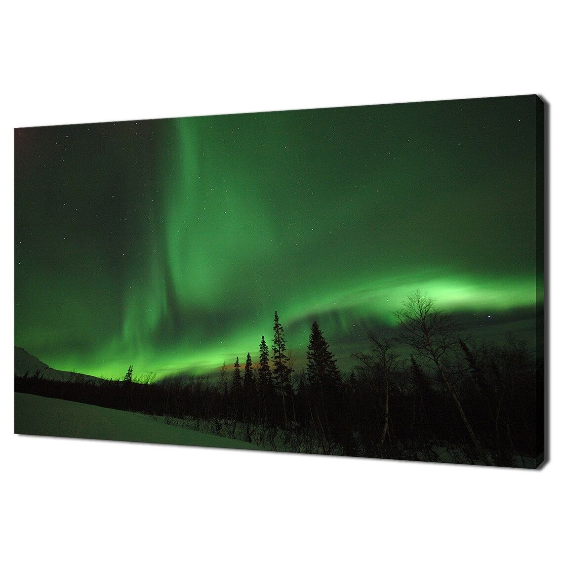 Aurora Northern Lights, Modern Wall Art Print