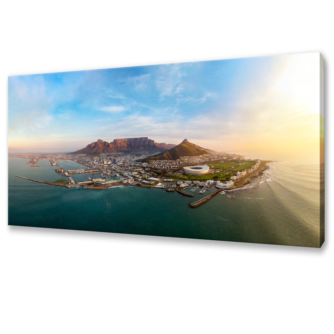 Cape Town South Africa Panoramic Travel Art Print