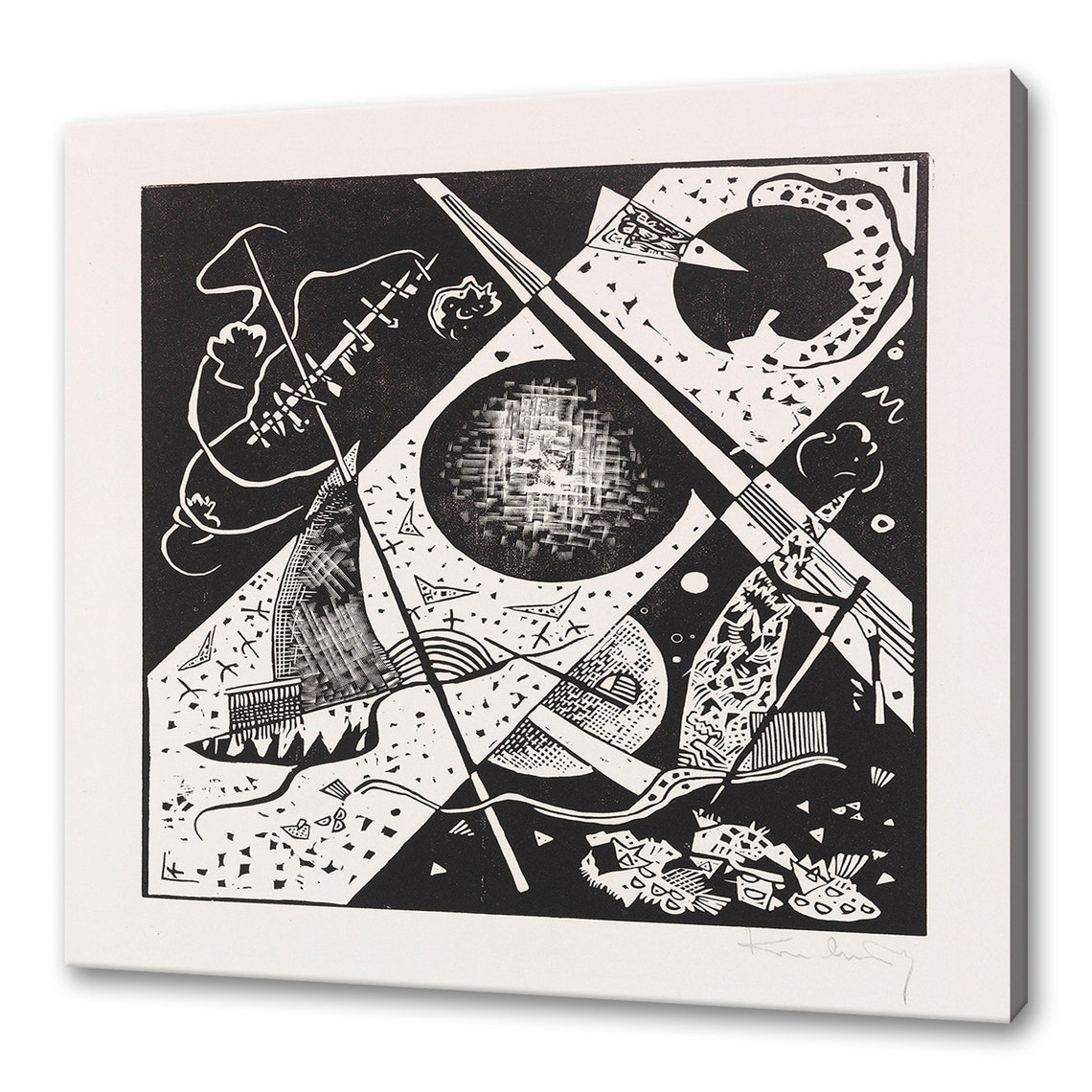 Wassily Kandinsky Kleine Welten Vi Small Worlds Vi 1922 Modern Classic Design Abstract Decor Reproduction Print Wall Art Picture
