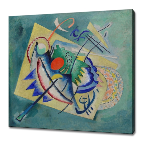 Wassily Kandinsky Abstract Blue Geometric Modern Art Wall Art Print